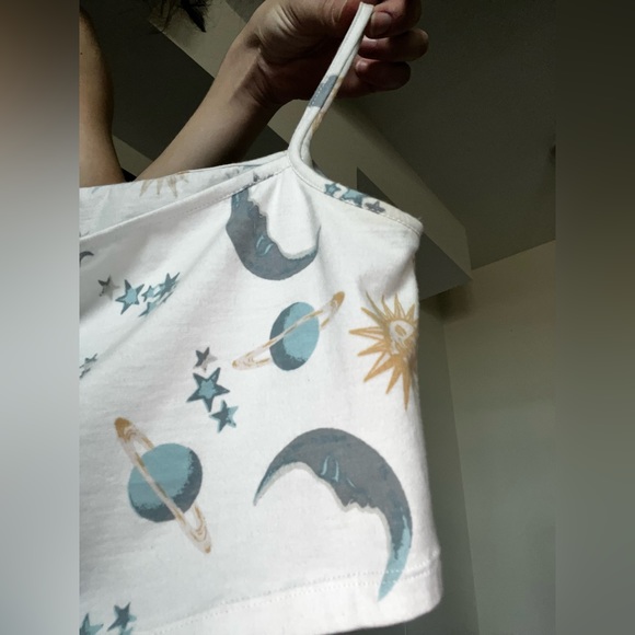 MOTEL DOLLSKILL CELESTIAL CROP TOP - Picture 7 of 8